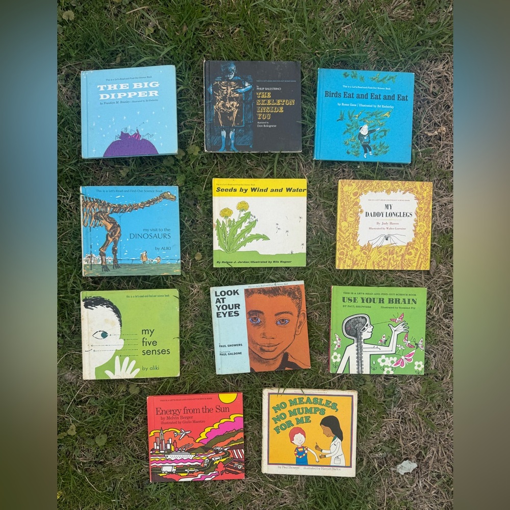 70’s Children's hardback science Book Bundle